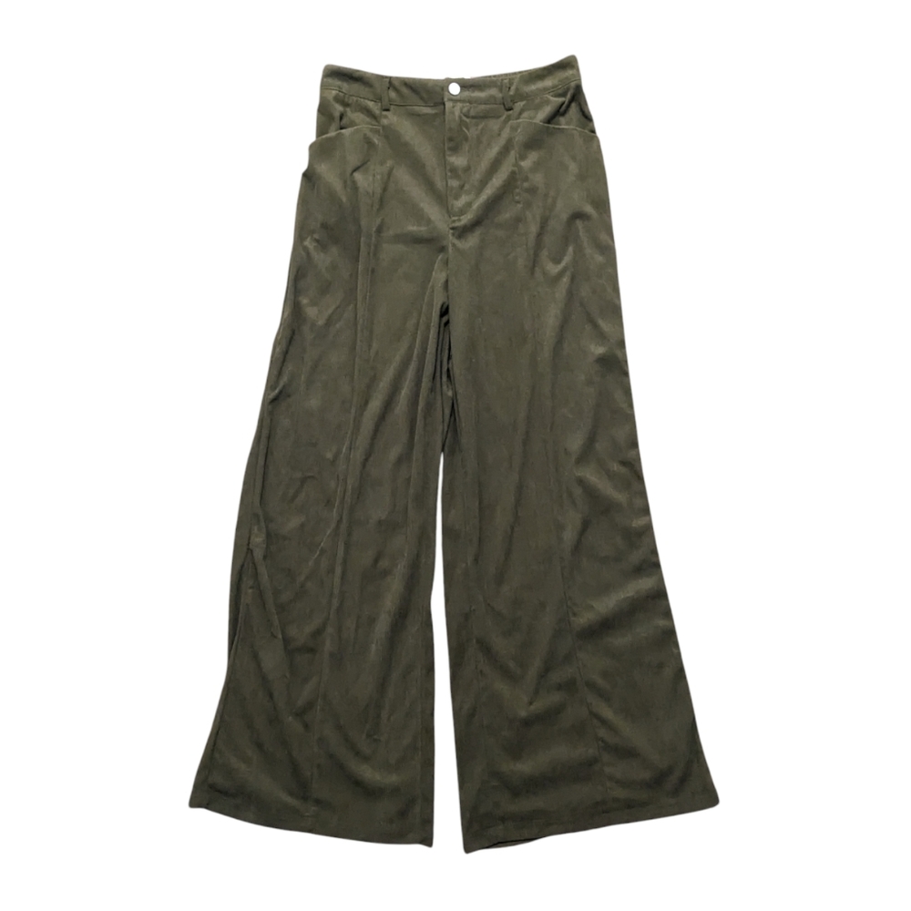 SHEIN Wide-Leg Olive Green Pants L